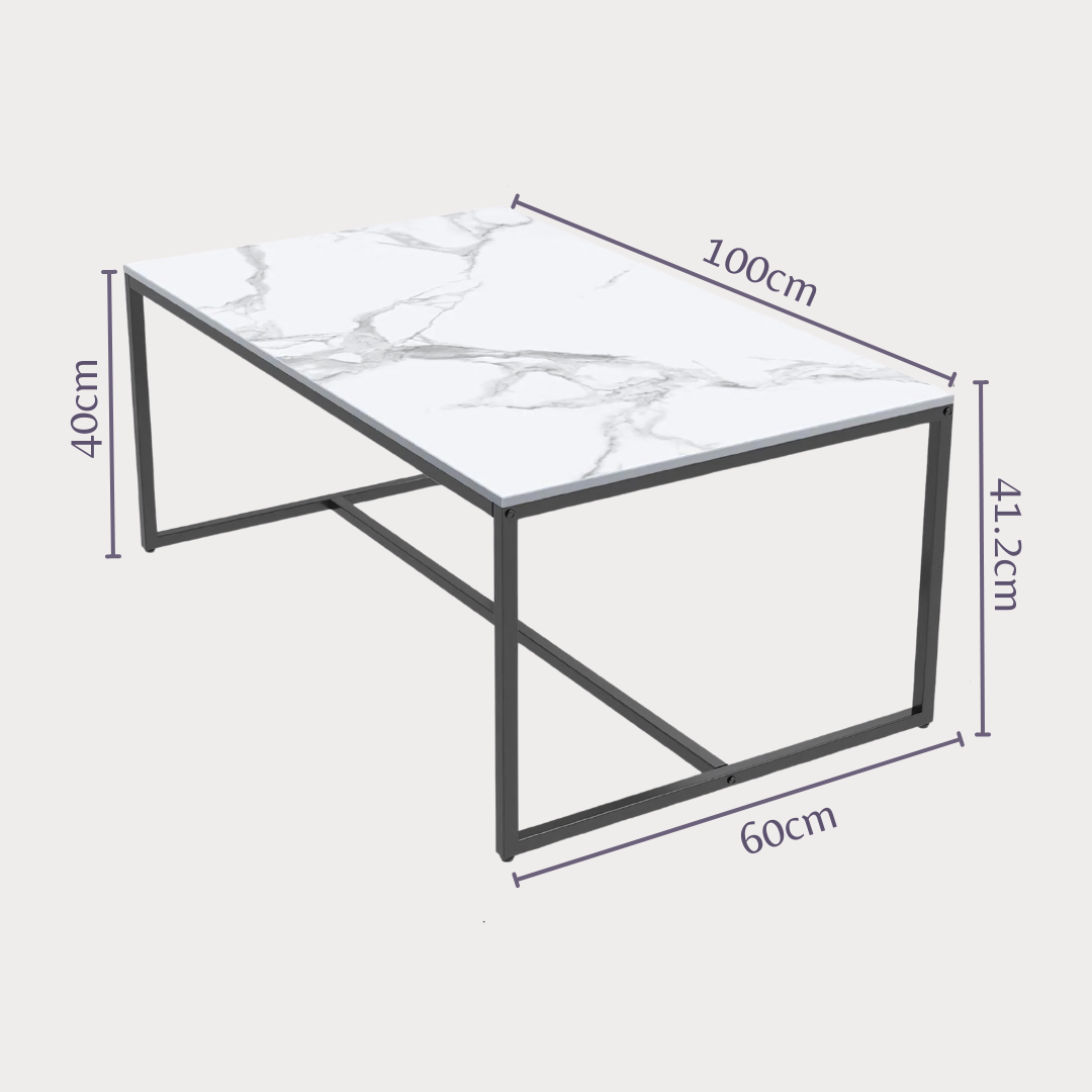 Elysian Marble Top Coffee Table