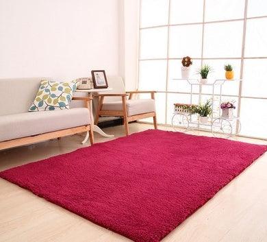 Living Room Rug Area Solid Carpet Fluffy Soft Home Decor White Plush Carpet Bedroom Carpet Kitchen Floor Mats White Rug Tapete - Pacisia