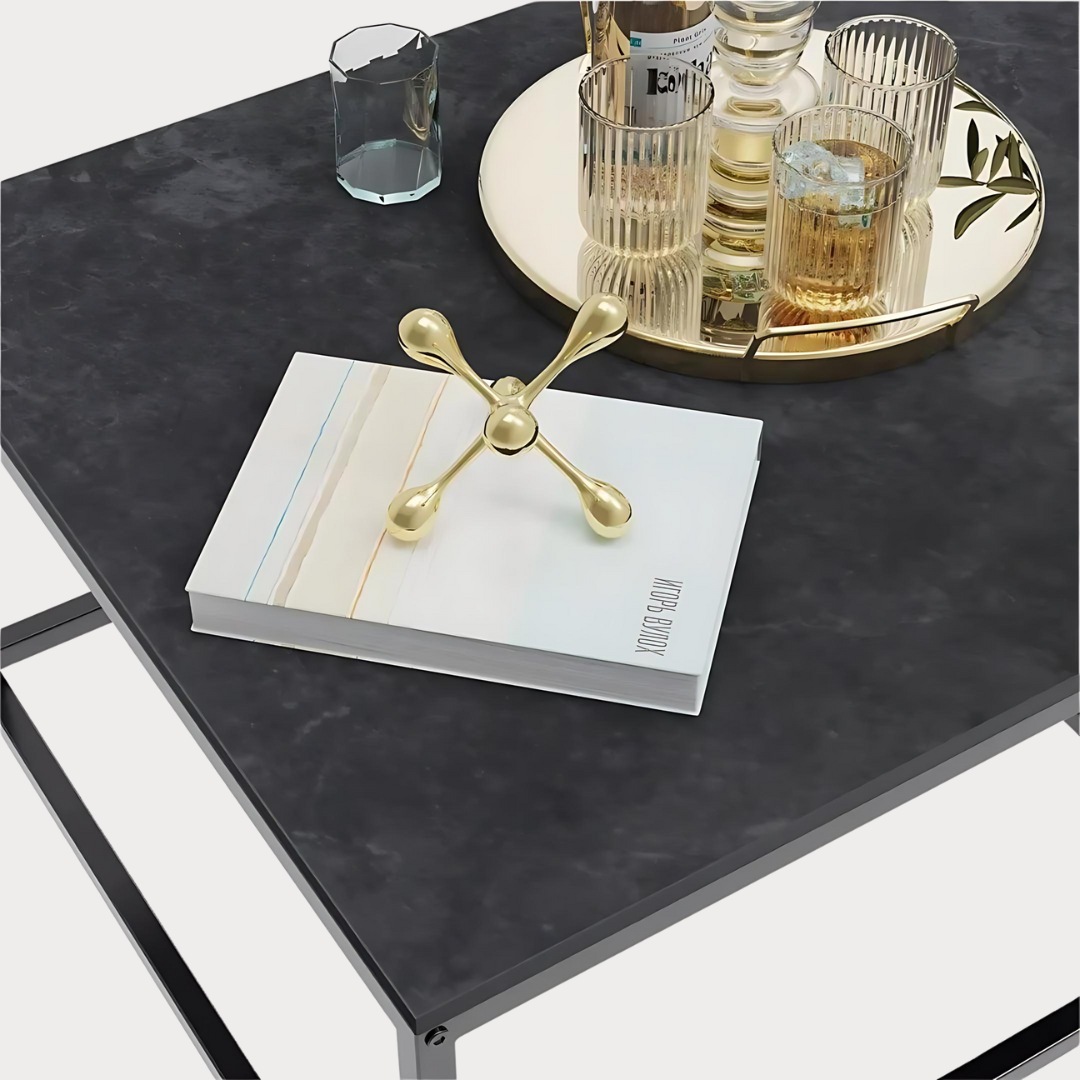 Harmony Marble Nesting Coffee Table Set