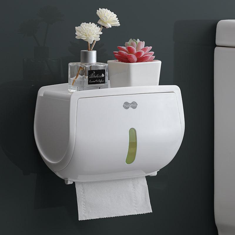 Toilet paper towel box toilet paper towel holder no perforation waterproof roll paper tube creative toilet paper box - Pacisia