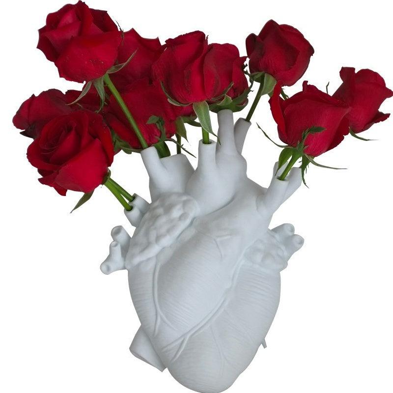 Shape Flower Vase Nordic Style Flower Pot Art Vases Sculpture Desktop Plant Pot For Home Decor Ornament Gifts - Pacisia