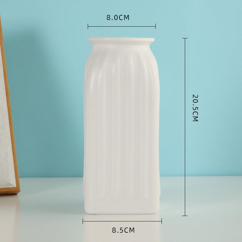 Ceramic Vase Frosted Particle Ceramic Dried Flower Vase Wholesale Living Room Decorative Flower Arrangement Ornaments - Pacisia