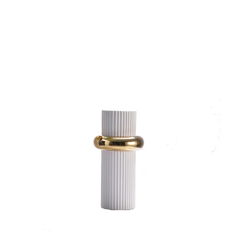 The Same Roman Holiday Flower In Milan, Modern Nordic Light Luxury Style Ceramic Vase Decoration - Pacisia