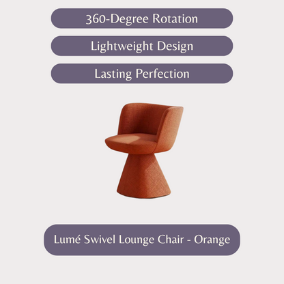 Lumé Swivel Lounge Chair