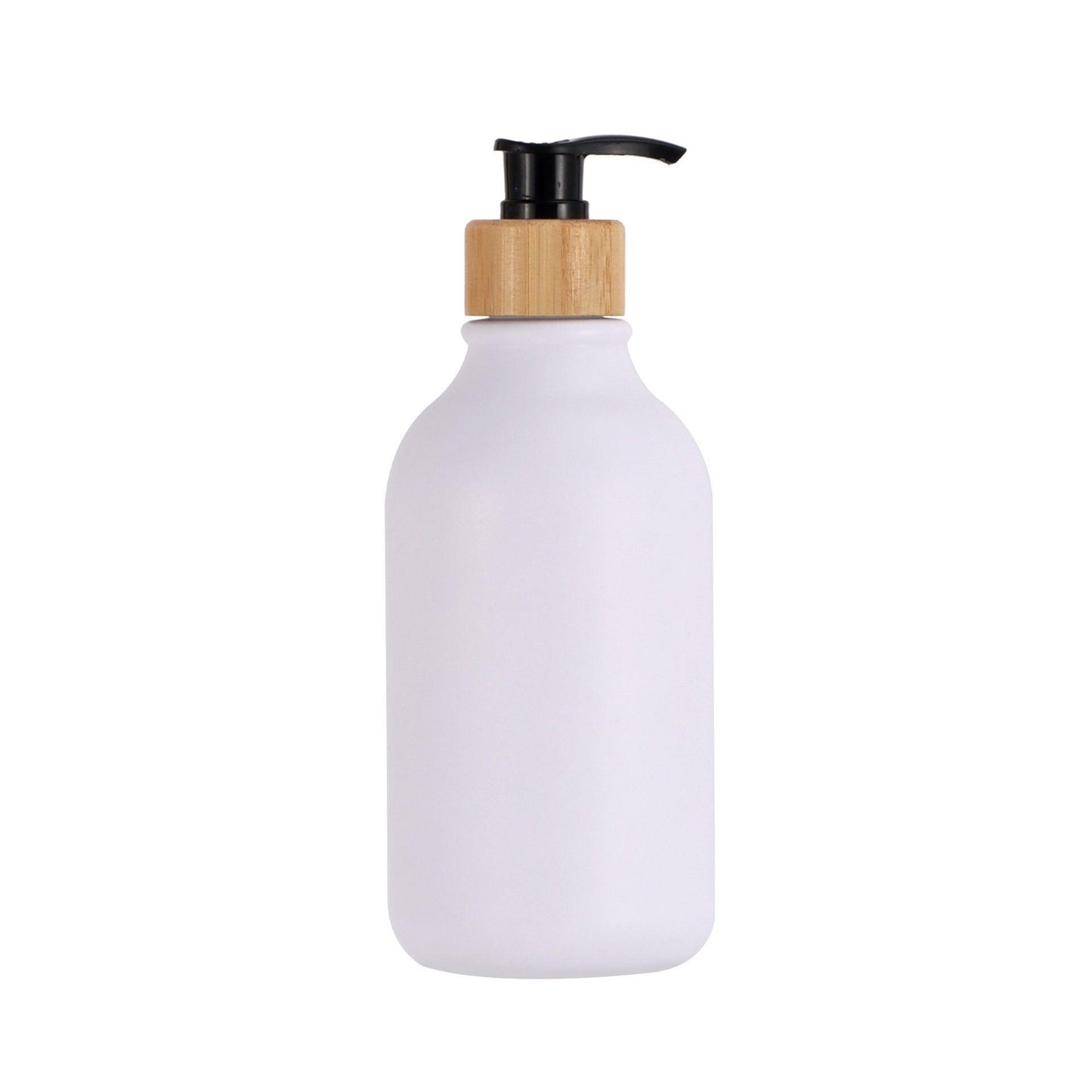 Push Round Shoulder Frosted Lotion Bottle PET Plastic Shampoo Bottle Shower Gel - Pacisia