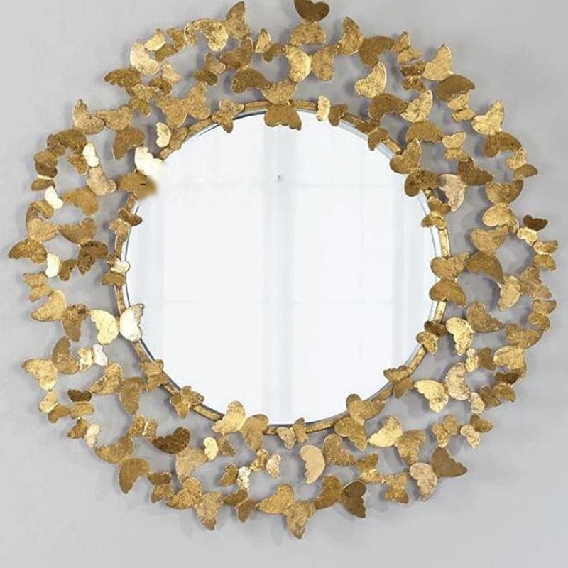 Infinite Designer Mirror Wall Small Glass Mirrors Crafts Handicraft Princess Large Modern Specchi Decorativi Room Furniture - Pacisia