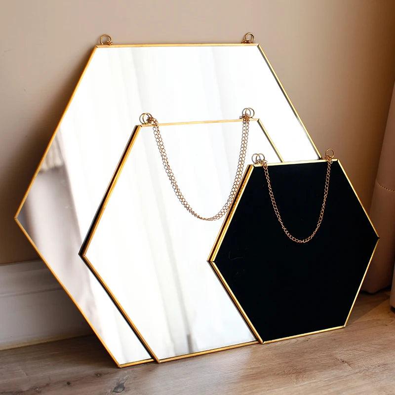 Modern Style Wall Decorative Mirror Nordic Living Room Aestheti Bathroom Mirrors for Bedroom Makeup Lusterko Room Decoration - Pacisia