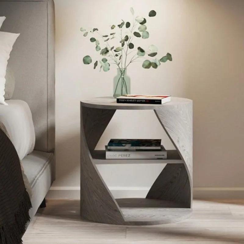 Trendy Minimalist Night Table Modern Aesthetic Furniture Storage Bedside Table Space Saving Luxury Criado Mudo Home Furniture - Pacisia
