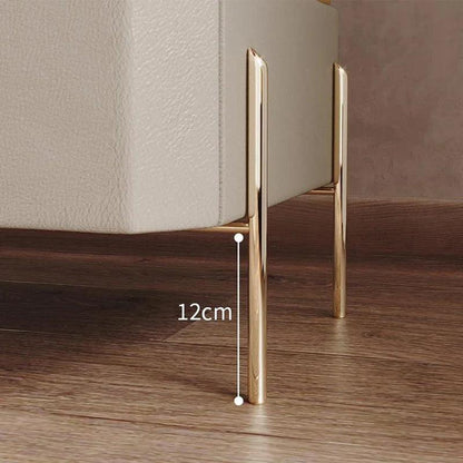 Gold Modern Nightstands Lamp Wireless Charging Smart Drawers Bedside Table Handle Living Room High Quality Mesilla Furniture - Pacisia