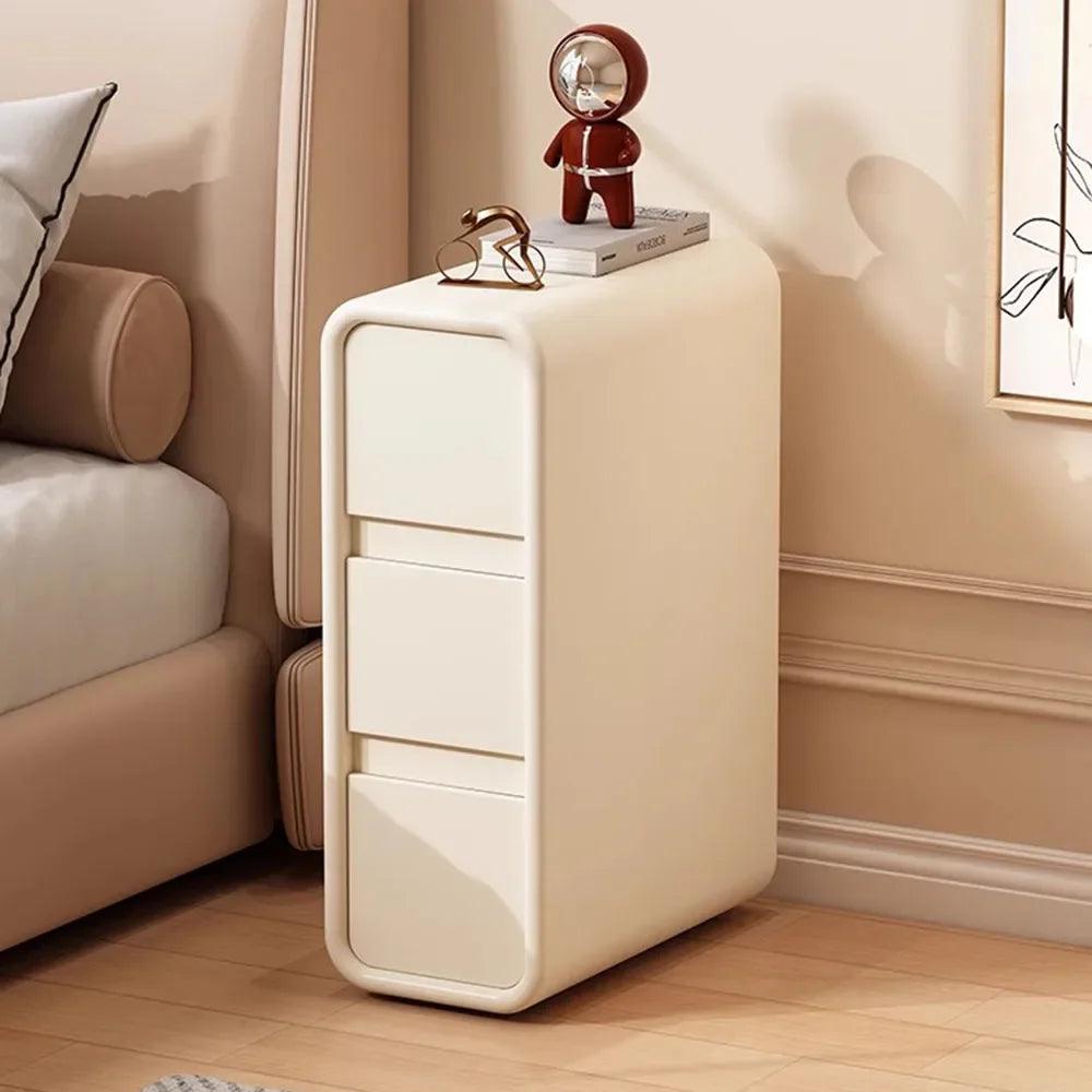 Mobile Bedroom Nightstands Nordic Modern Small Narrow Simple Design Nightstands European Drawers Szafka Nocna Indoor Furniture - Pacisia