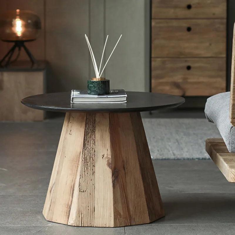 Luxury Wood Coffee Table Living Room Designer Organizer Simple Side Table Aesthetic Center Mesas Bajas Chinese Style Furniture - Pacisia