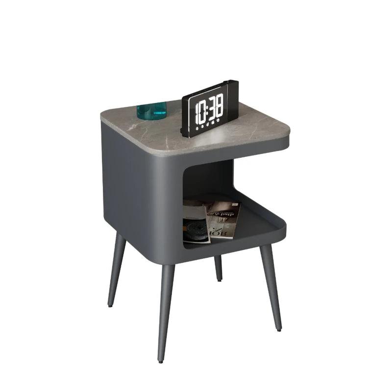 Bedroom bedside bed INS Storage side table metal Mini low table nordic small Sofa side table balcony Cafe table furniture - Pacisia