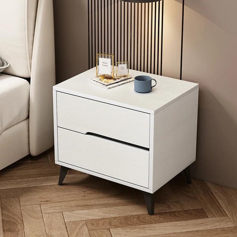Minimalist Nordic Nightstand Modern Storage Home Bedrooms Nightstand Drawer Wood Furnitures Table De Chevet Furniture Decoration - Pacisia