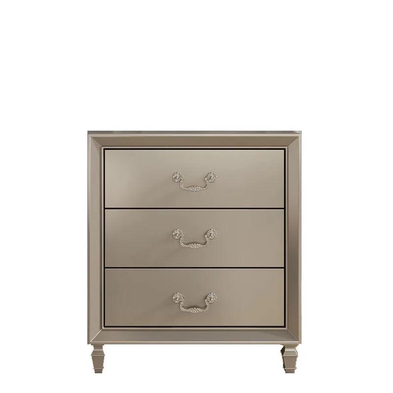 Solid Wood Luxury Nightstands Mid Century Bedroom Vintage Aesthetic Bedside Table Design Simple Table De Chevet Home Furniture - Pacisia