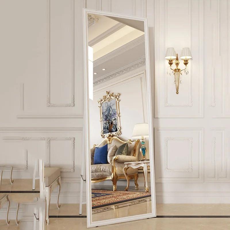 Long Living Room Mirrors Aesthetic Floor Rectangle Makeup Mirrors Full Body Luxury Espejos Decorativos De Pared Home Decor - Pacisia