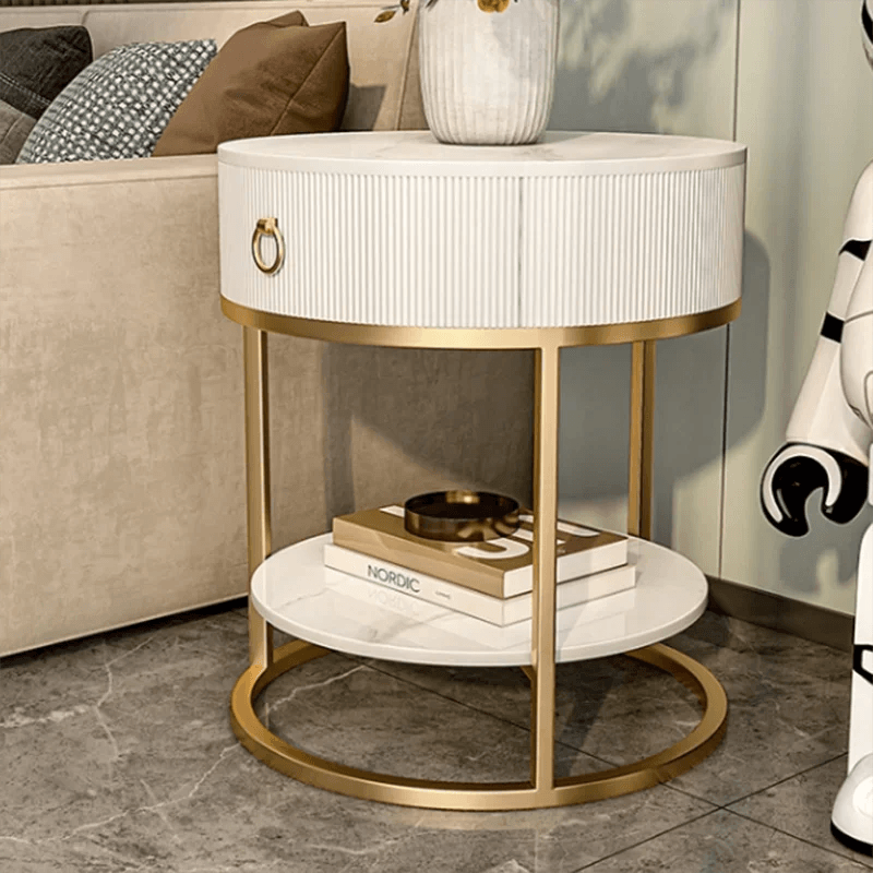 Filing Nordic Storage Nightstands Bedroom Coffee Luxury Bedside Tables Multifunctional Mesillas De Noches Home Furniture ZY50CT - Pacisia