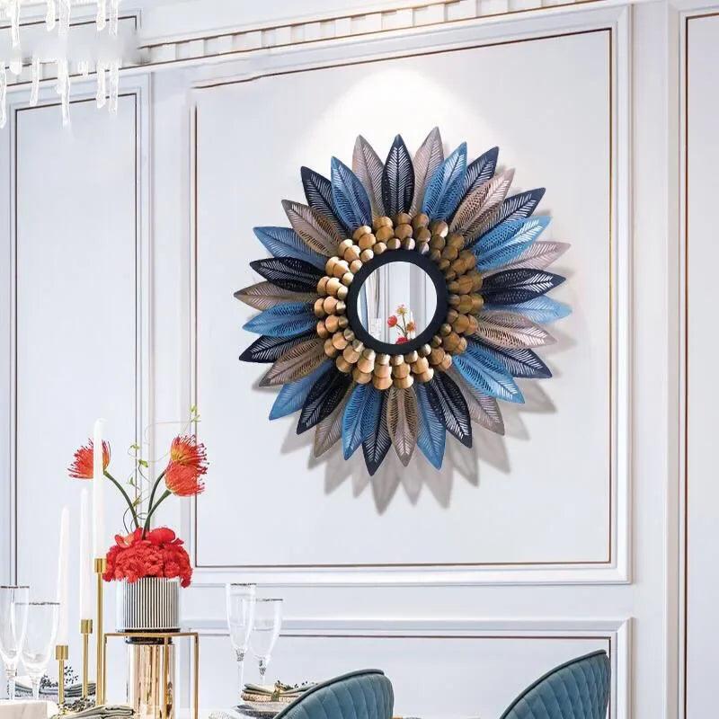 Shower Nordic Mirrors Korean Luxury Aesthetic Makeup Mirrors Living Room Irregular Adornos Para El Hogar Home Accessories - Pacisia