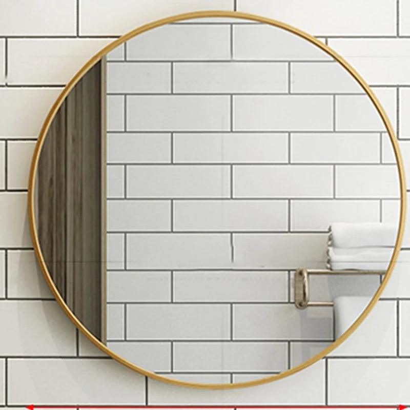 Mini Modern Mirror Design Luxury Wall Glass Aesthetic Vanity Mirror Tiles Pendant Espejo Adhesivo Pared Bathroom Decoraction - Pacisia