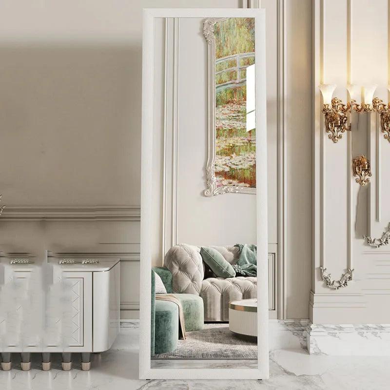 Long Living Room Mirrors Aesthetic Floor Rectangle Makeup Mirrors Full Body Luxury Espejos Decorativos De Pared Home Decor - Pacisia