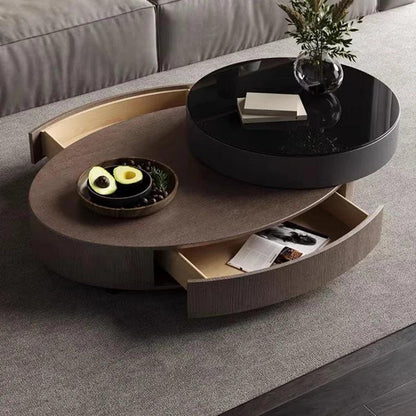 Console Furniture Coffee Table Low Table Desk Side Tables Center Living Room Hall Lift Up Round Sofa Yemek Masasi Design Home - Pacisia