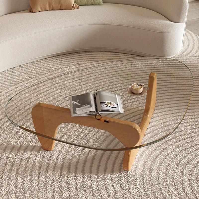 Lift Up Bedroom Coffee Table Trau Black Oval Legs Small Nordic Coffee Table Mesa Lateral Balcony Stoliki Do Kawy Furniture - Pacisia