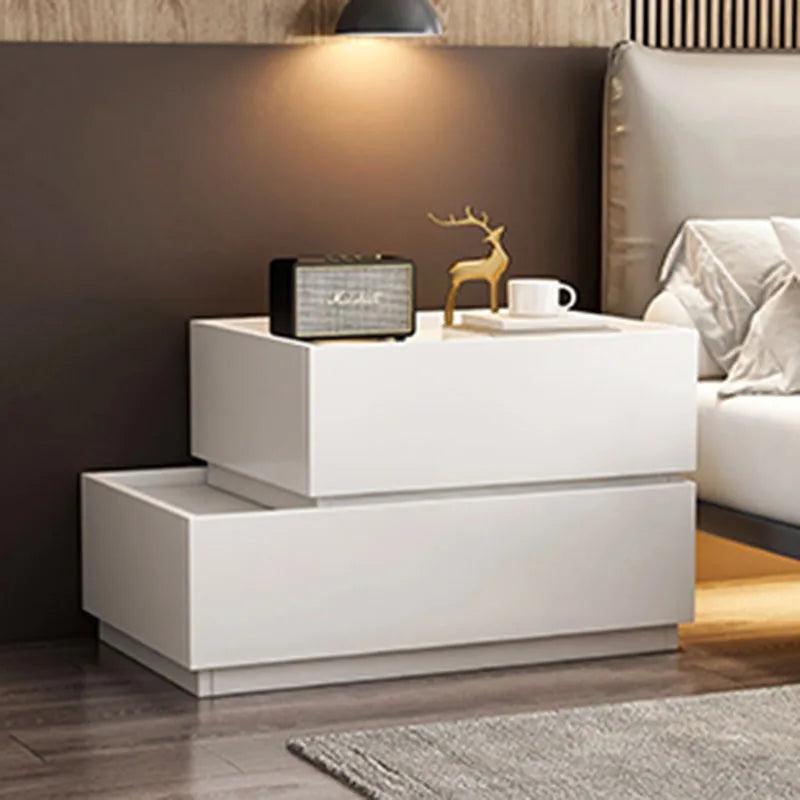 Hanging Mini Nightstands Organizers Luxury Italian Organizers Narrow Bedside Table Mobile Bedroom Table De Chevet Home Furniture - Pacisia