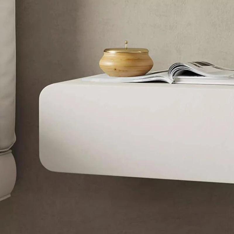 Luxury White Nightstands Small Modern Japandi Unique Dresser Cabinet Wood Nightstands White Mesitas Para Noche Home Decoration - Pacisia