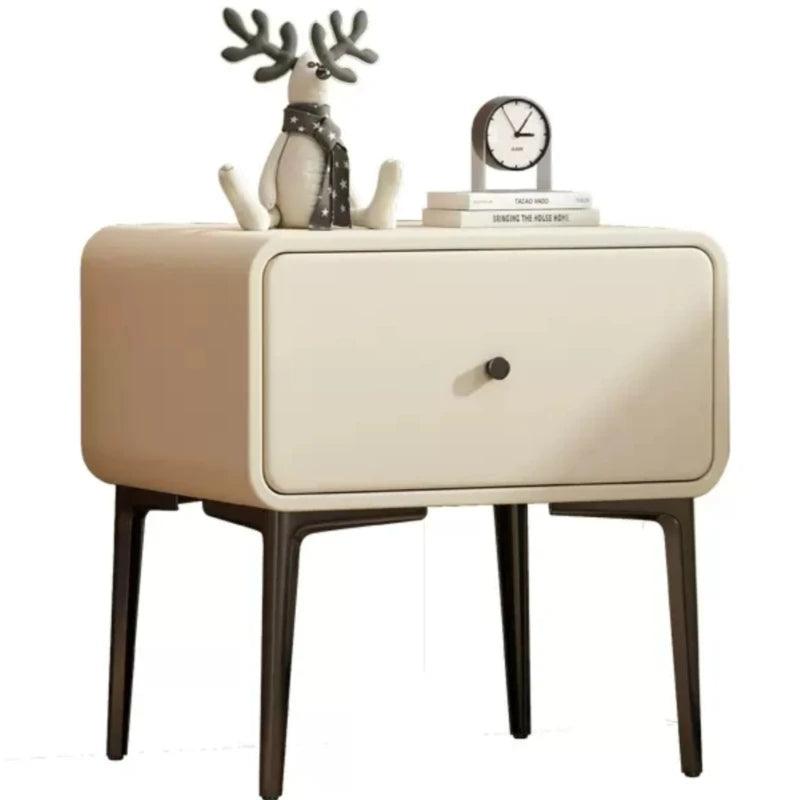 Solid Wood Large Capacity Night Stand Household Storage Cabinets Furniture Bedroom Modern Minimalist Lockers Bedside Table - Pacisia