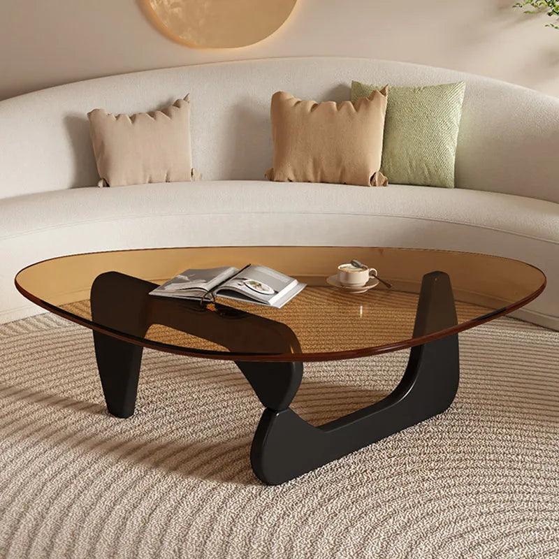 Lift Up Bedroom Coffee Table Trau Black Oval Legs Small Nordic Coffee Table Mesa Lateral Balcony Stoliki Do Kawy Furniture - Pacisia