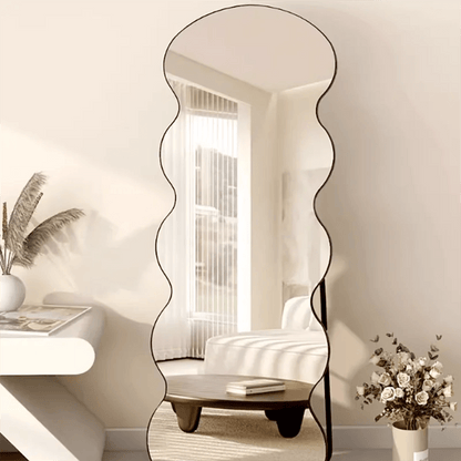 Bedroom Irregular Mirror Aesthetic Art Floor Full Body Mirror Luxury Bathroom Espejos Decorativos De Pared Decorative Mirrors - Pacisia