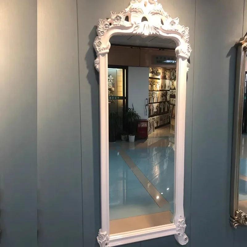 Frame Floor Mirrors Vanity Aesthetic Print Irregular Mirrors Luxury Girls Unbreakable Specchi Decorativi Bedroom Decoration - Pacisia