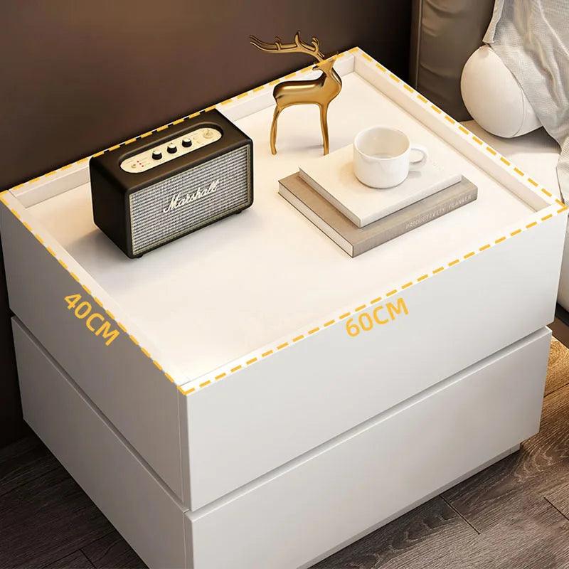 Hanging Mini Nightstands Organizers Luxury Italian Organizers Narrow Bedside Table Mobile Bedroom Table De Chevet Home Furniture - Pacisia