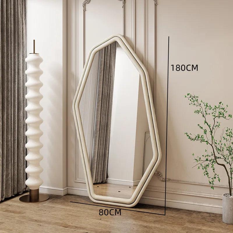 Aesthetic Full Body Mirrors Bedroom Girl Personalized Living Room Mirror Korean Standing Espejos Decorativos Decoration Home - Pacisia