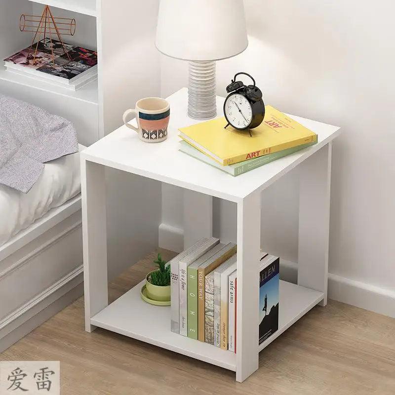 Net celebrity bedside table simple multifunctional European style small bedroom bedside storage cabinet storage cabinet LX110310 - Pacisia