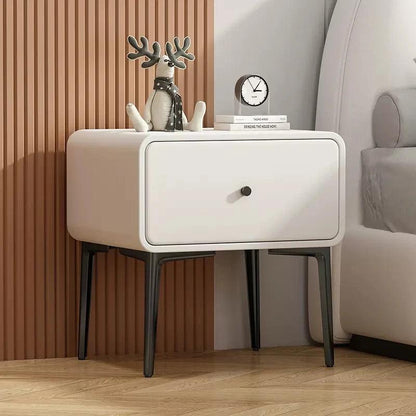 Solid Wood Large Capacity Night Stand Household Storage Cabinets Furniture Bedroom Modern Minimalist Lockers Bedside Table - Pacisia