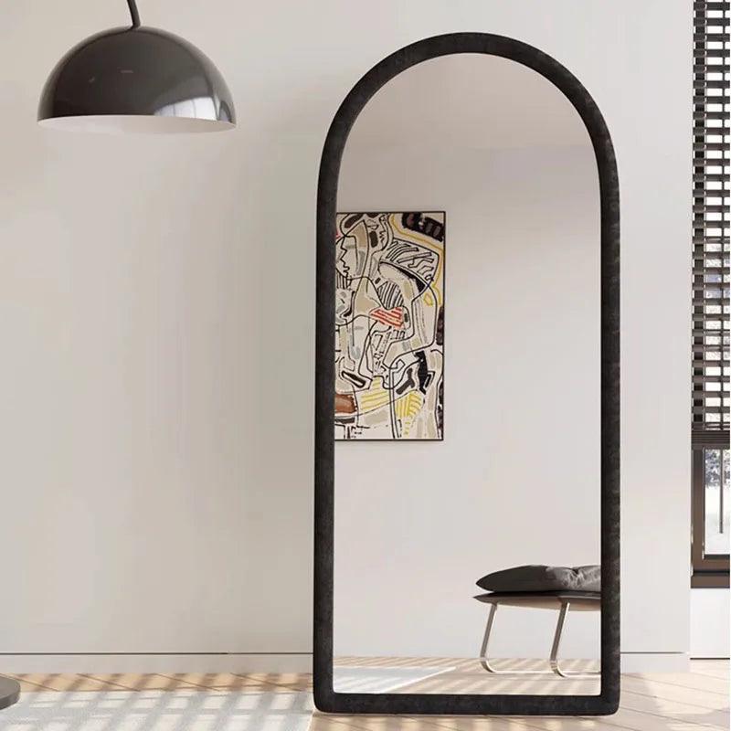 Large Standing Mirrors Korean Frame Arch Compact Mirrors Full Body Unbreakable Espejo De Cuerpo Completo Decor Home Interior - Pacisia