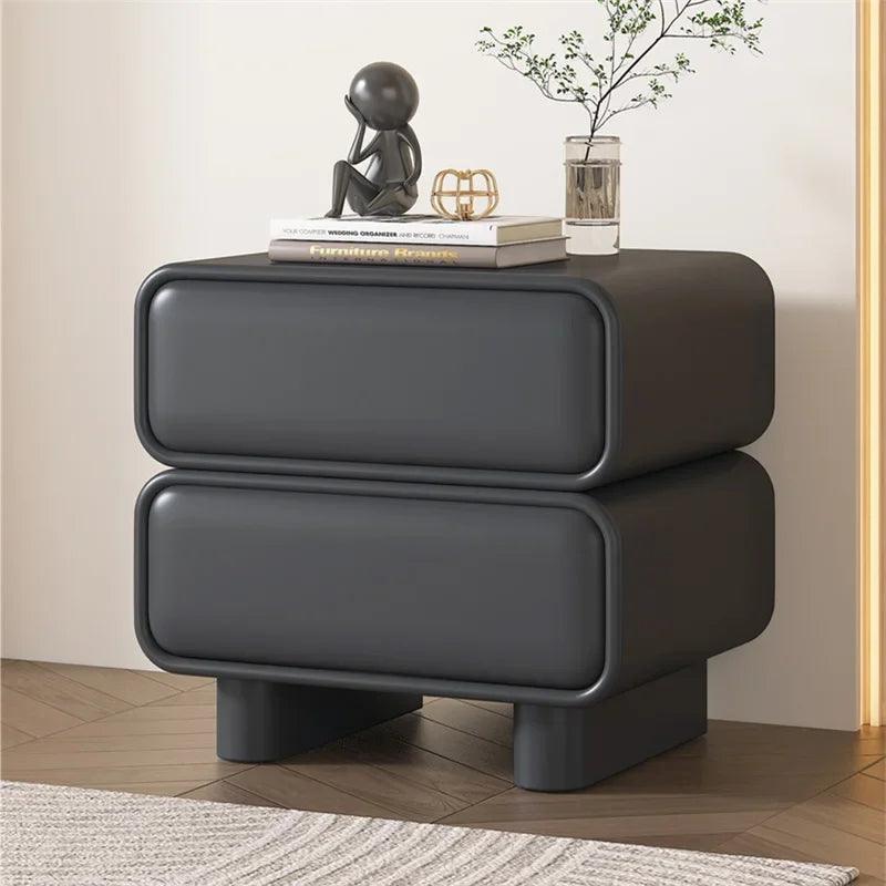Bedside Storage Nightstand Nordic Modern Bedroom Home Nordic Nightstands Luxury Wood Mesitas De Noche Garden Furniture Sets - Pacisia