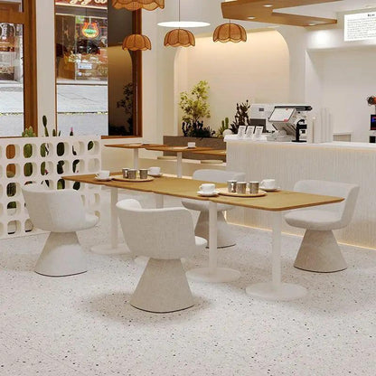 Italian rotatable dining chair cream wind designer home online celebrity ins wind bedroom lazy makeup dinning restaurant chair - Pacisia