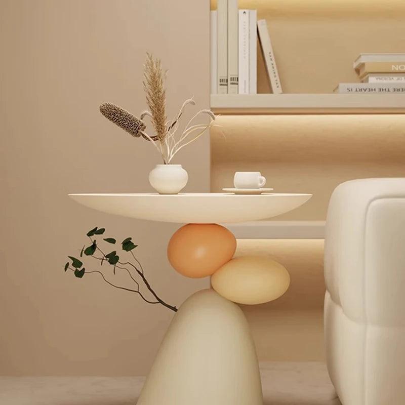 Small Japanese Luxury Coffee Tables Unusual Entryways Modern Corner Coffee Table Cute Round Mesa De Centro Living Room Furniture - Pacisia