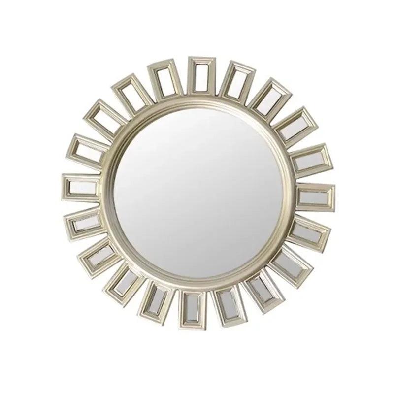 Nordic Hanging Mirrors Aesthetic Round Irregular Art Mirrors Bathroom Makeup Luxury Adornos Para El Hogar Home Decoration - Pacisia