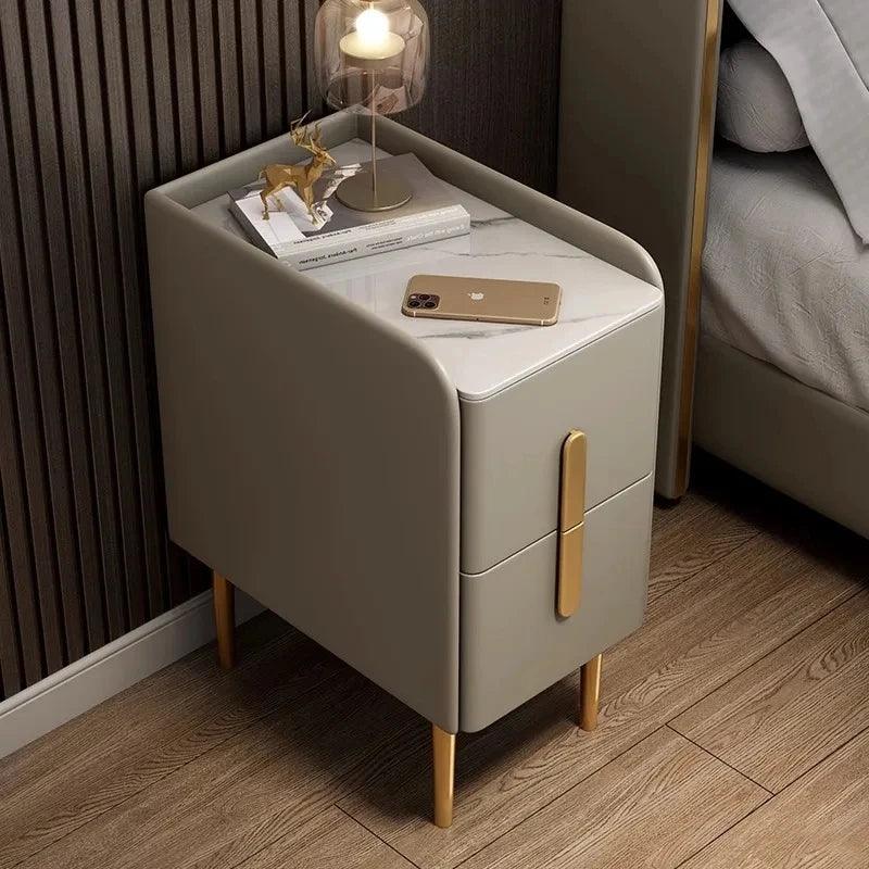 Bedside Storage Nightstand Nordic Modern Bedroom Luxury Home Nightstands Wood Minimalist Mesitas De Noche Hotel Furniture - Pacisia