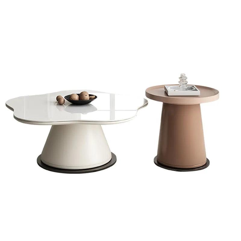 Simple Luxury Coffee Table Bedroom Organizer Authentic Modern Coffee Tables Round Minimalist Tavolino Da Salotto Home Furniture - Pacisia