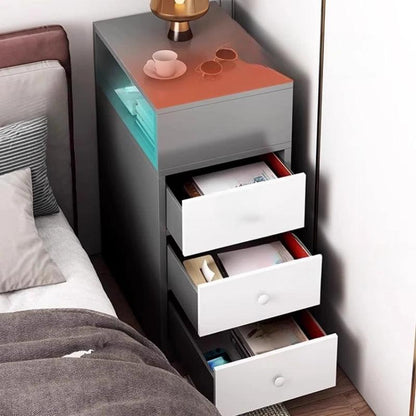 Cute Storage Nightstands Mobile Bedroom Nordic Mini Small Smart Bedside Table Multifunctional Luxury Nachttisch Home Furniture - Pacisia