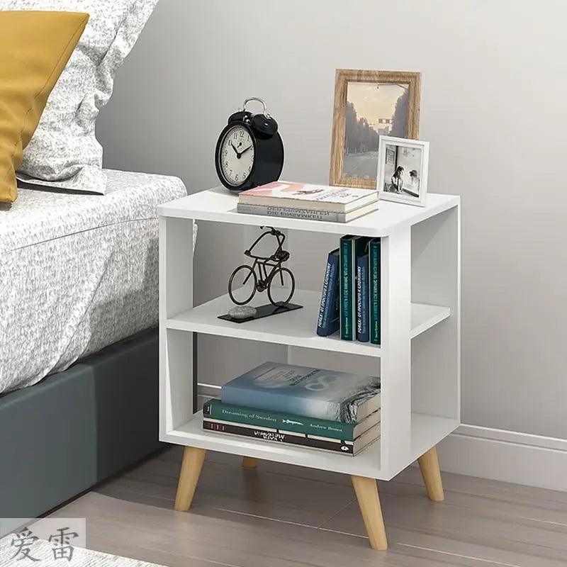 Net celebrity bedside table simple multifunctional European style small bedroom bedside storage cabinet storage cabinet LX110310 - Pacisia