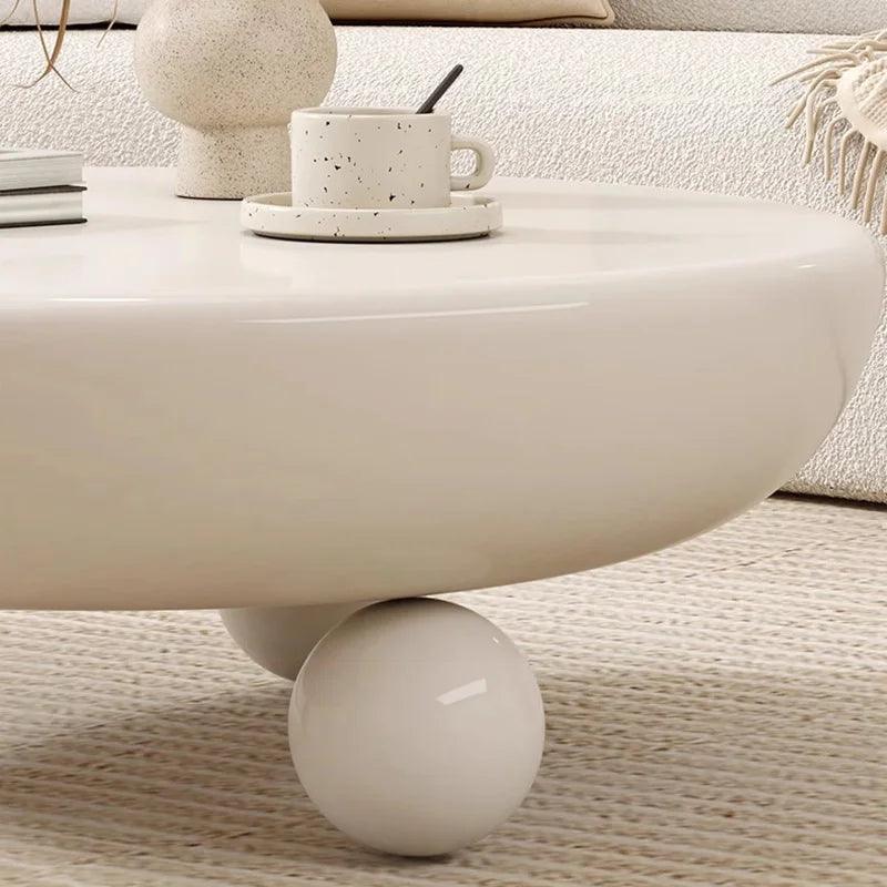 Living Room Coffee Tables Luxury Modern Design Nordic Minimalist Coffee Tables Round Wood Tavolino Da Salotto Home Furniture - Pacisia