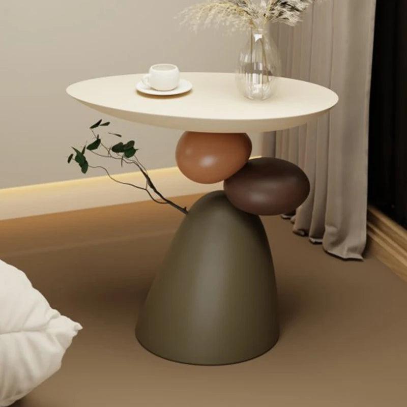 Small Japanese Luxury Coffee Tables Unusual Entryways Modern Corner Coffee Table Cute Round Mesa De Centro Living Room Furniture - Pacisia