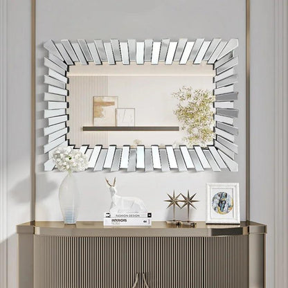 European Rectangular Bathroom Mirror, Living Room, Bedroom, Entryway Home Wall Decoration Mirrors - Pacisia