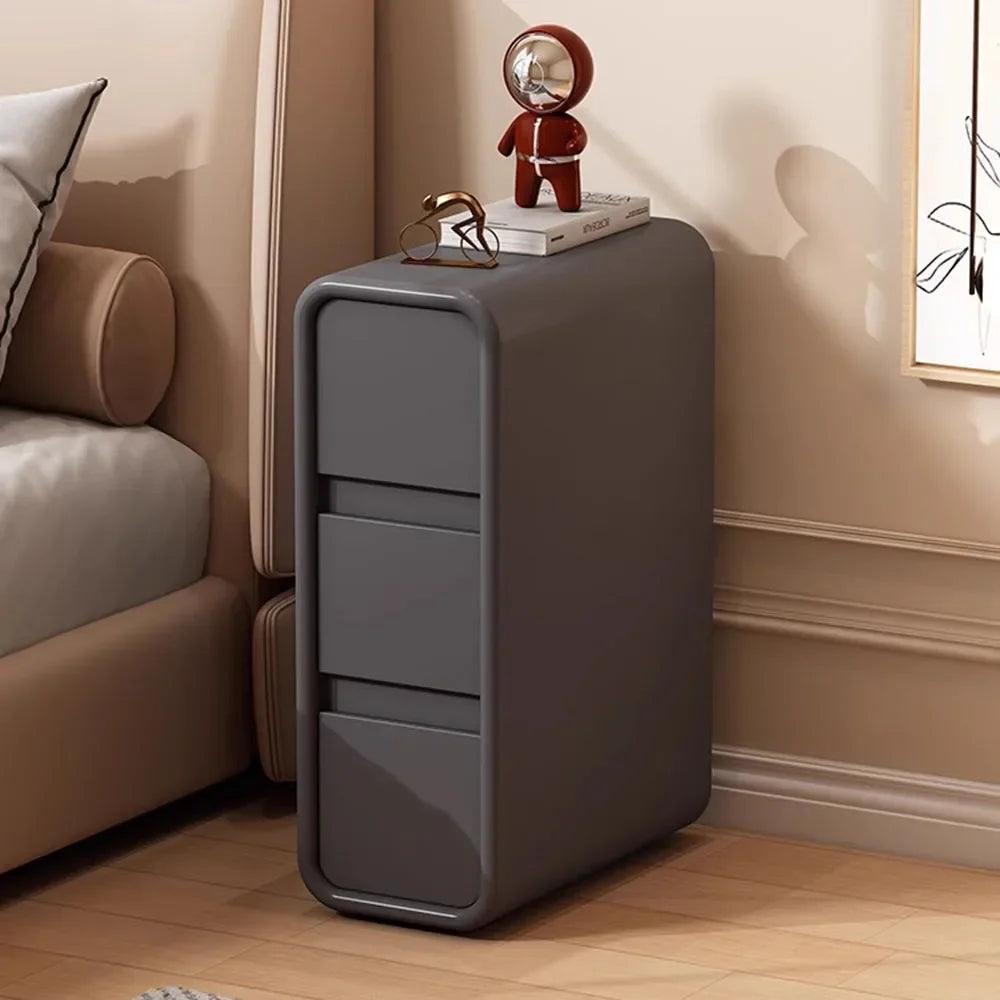 Mobile Bedroom Nightstands Nordic Modern Small Narrow Simple Design Nightstands European Drawers Szafka Nocna Indoor Furniture - Pacisia