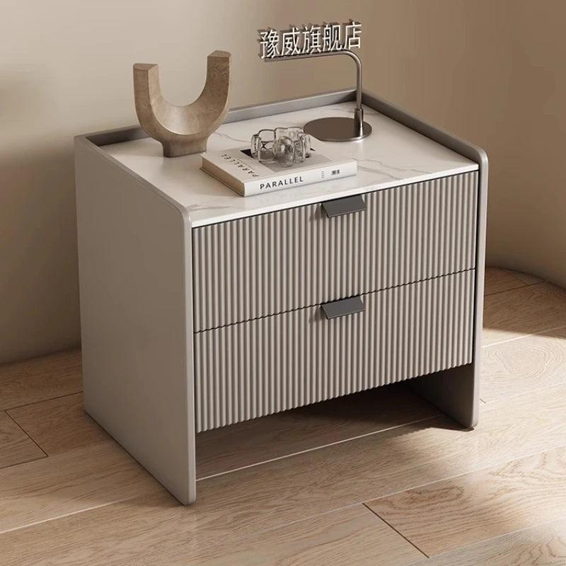 Nightstand Cheap Bedside Table Room Narrow Coffee Tables Living Auxiliary Open Cabinets Floating Sofa Side Nachttisch Bed Wood - Pacisia
