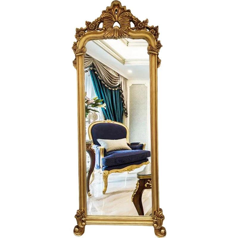 Frame Floor Mirrors Vanity Aesthetic Print Irregular Mirrors Luxury Girls Unbreakable Specchi Decorativi Bedroom Decoration - Pacisia